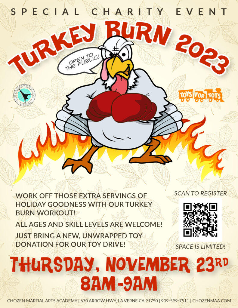Turkey Burn Workout 2023 - Chozen Martial Arts Academy
